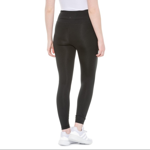 Yogalicious Lux Women’s Crosstown High Rise Ankle Tight Black Leggings - Picture 2 of 11